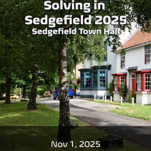 Solving in Sedgefield 2025